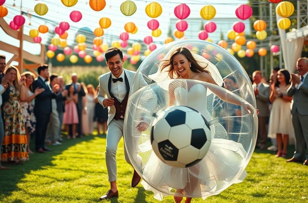 Aluguel de Futebol de Sabão para Casamento: A Diversão que Faltava na Sua Festa
