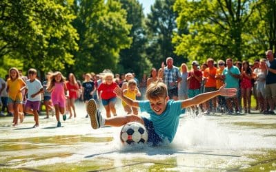 Blog 4 Futebol de Sabão para Festivais e Feiras: Atraia a Diversão com Aluguel de Brinquedos Infláveis